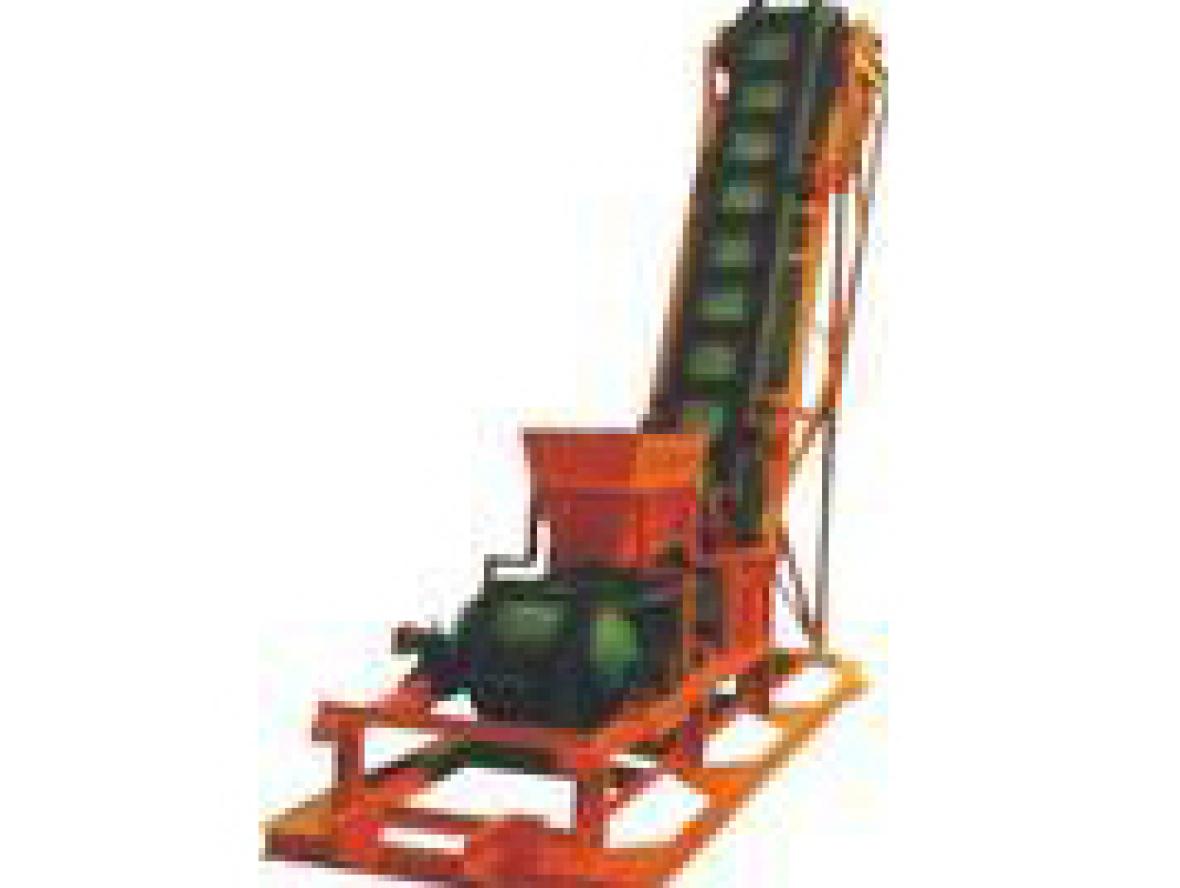 大傾角擋邊帶式輸送機